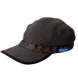 KAVU | Fleece Strapcap Hat in Volcanic Grey NWT Size Medium